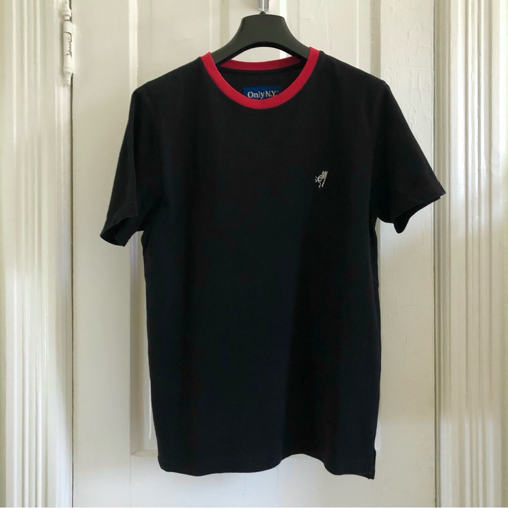 Only NY Pique Cotton Ringer T-Shirt